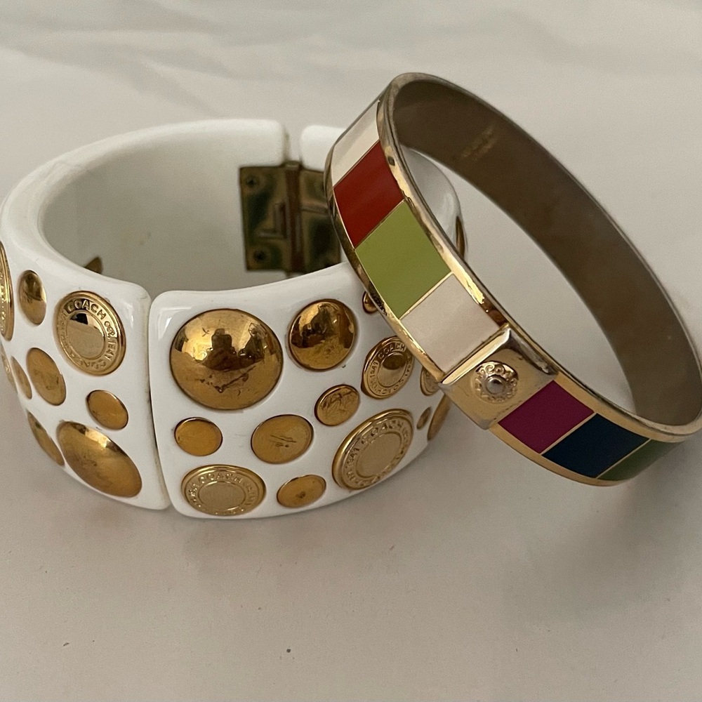 Coach Gold tone and Multicolor Women's Bracelets